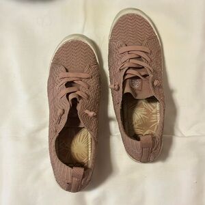 PINK WOMENS ROXY BRAND CASUAL SNEAKERS 👟